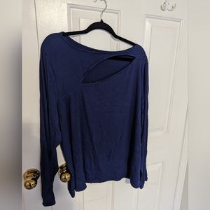 Blue Eloquii Top